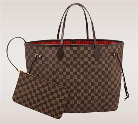 louis vuitton damier ebene riverside|Louis Vuitton neverfull tote.